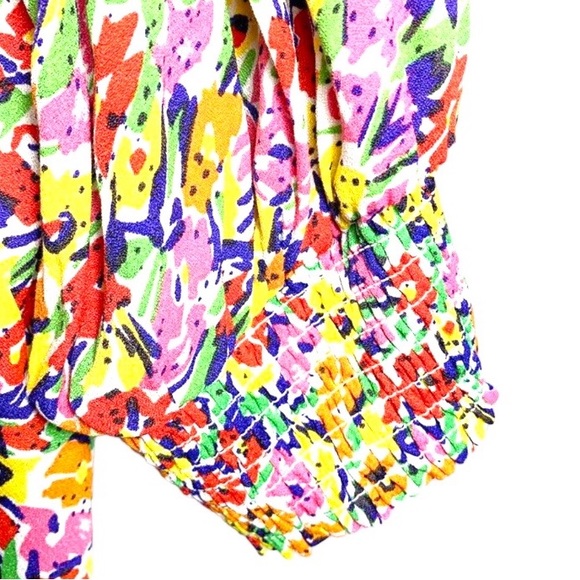 RIXO For Target Multicolor Floral Puff Sleeve Dress Limited Edition size… - Picture 12 of 14
